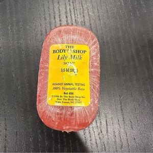 Vintage The Body Shop Lily Milk Soap